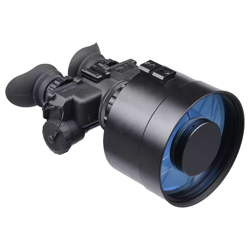 AGM FoxBat-8 3AL1 Gen 3 Lvl 1 Green Phosphor IIT Night Vision 8x Bi-Ocular w/Long-Range Infrared Illuminator, Tripod, & Hard Case 13F8P82325301