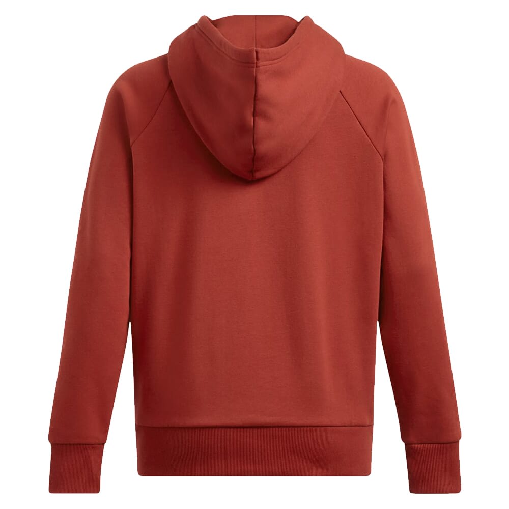 Under Armour Women's Rival Fleece Antler Hoodie Earthen Orange XS 1387574-840005