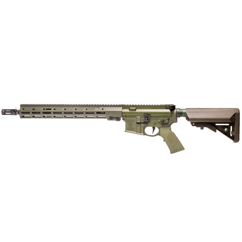 Geissele Super Duty 5.56 NATO 16" 1:7" CHF Bbl OD Green Rifle 08-188ODG