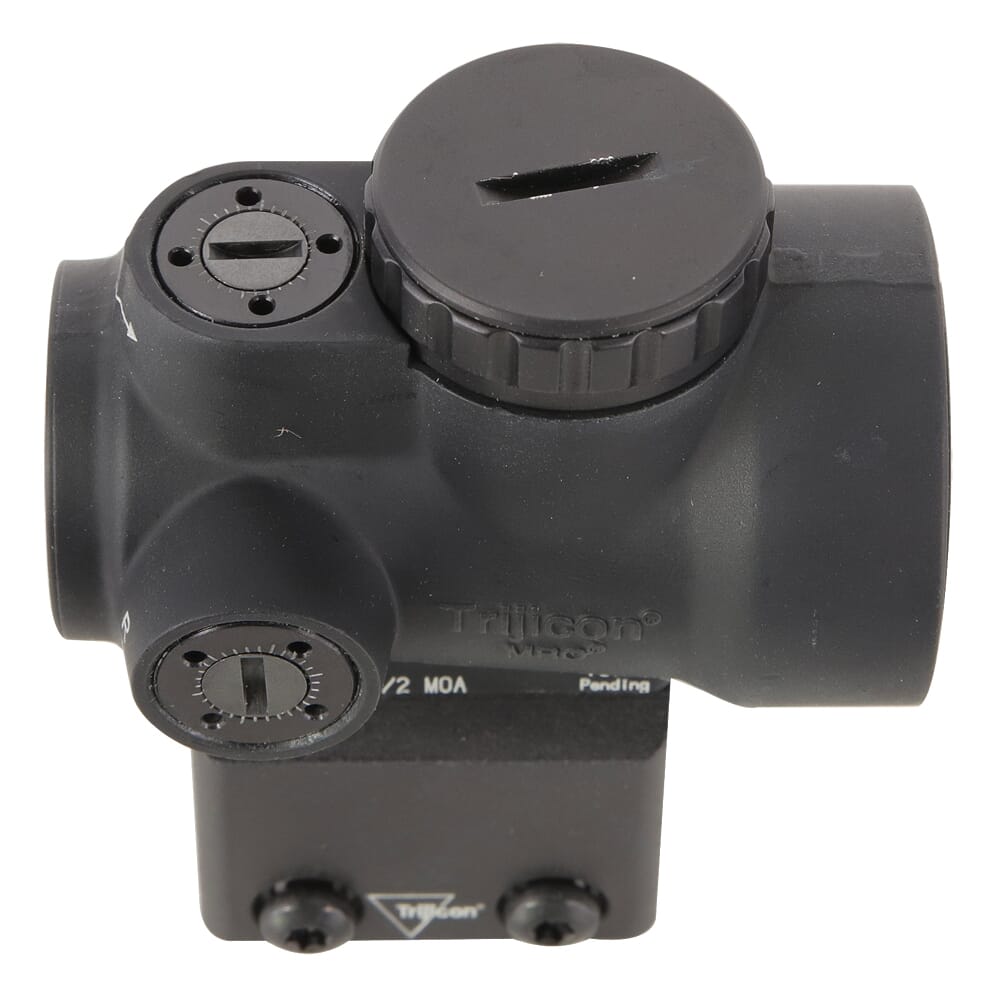 Trijicon USED 1x25 MRO 2.0 MOA ADJ Red Dot w/MRO Low & 1/3 Co-Witness Mounts 2200011 Like New - Scratched Battery Cap UA2250