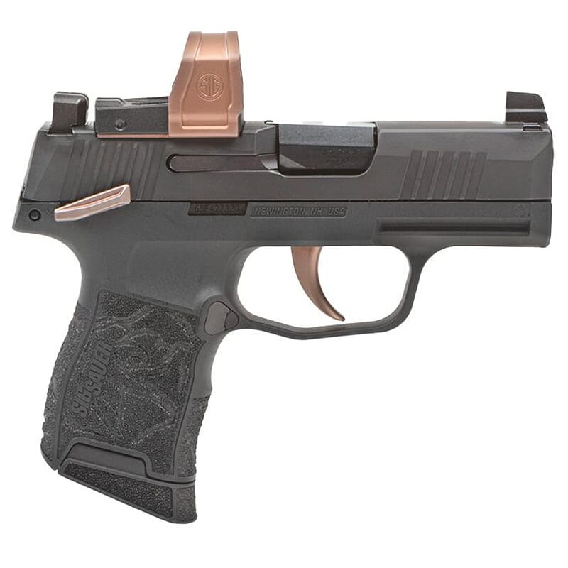 Sig Sauer P365 Rose .380 ACP 3.1" Bbl Manual Safety Pistol w/(2) 10rd Mags, XRAY3 & ROMEOZERO Elite 365-380-ROSE-MS-RXZE