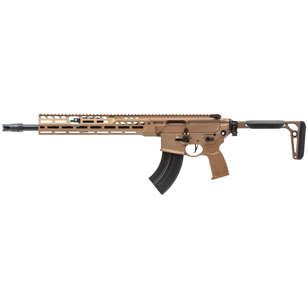Sig Sauer MCX SPEAR-LT 7.62x39 16" 1:9.5" Bbl Coyote Brown Rifle w/(1) 28rd Magazine RMCX-762R-16B-LT