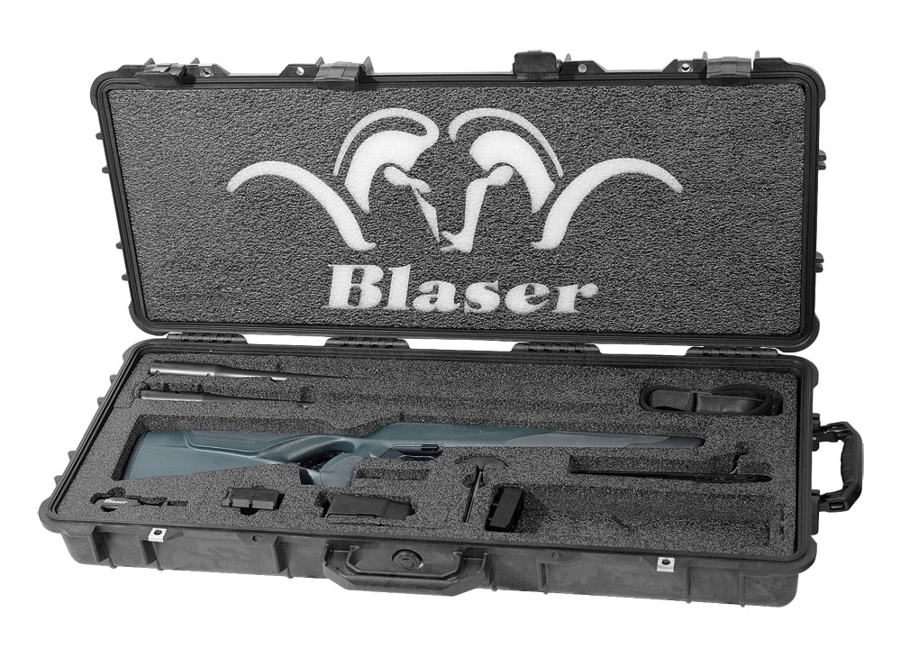 R8 Stock/Receiver Pro Success LEFT HAND complete rifle in standard 300 win mag and 308 win with black pelican case. UA1606