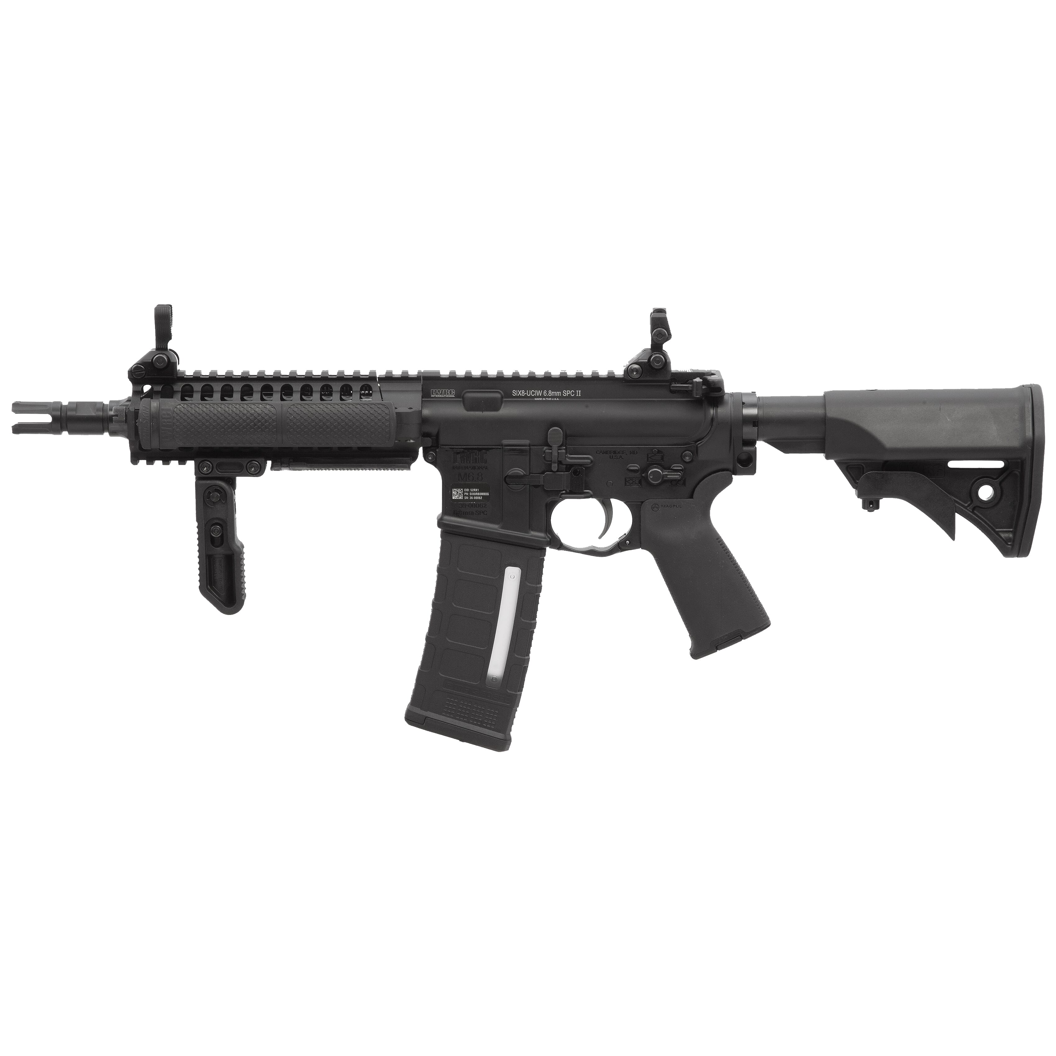 LWRC SIX8 UCIW 6.8 SPC 8.5" 1:10" Bbl Black Short Barreled Rifle (NFA) SIX8RB8.0UCIW