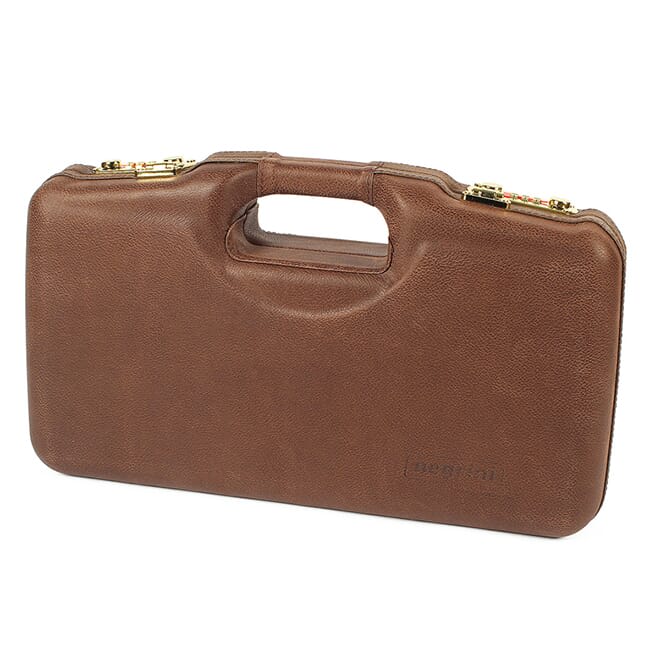 Negrini Brown Italian Leather Cover/Wood Interior 1911 Case 2018SPLX/6034
