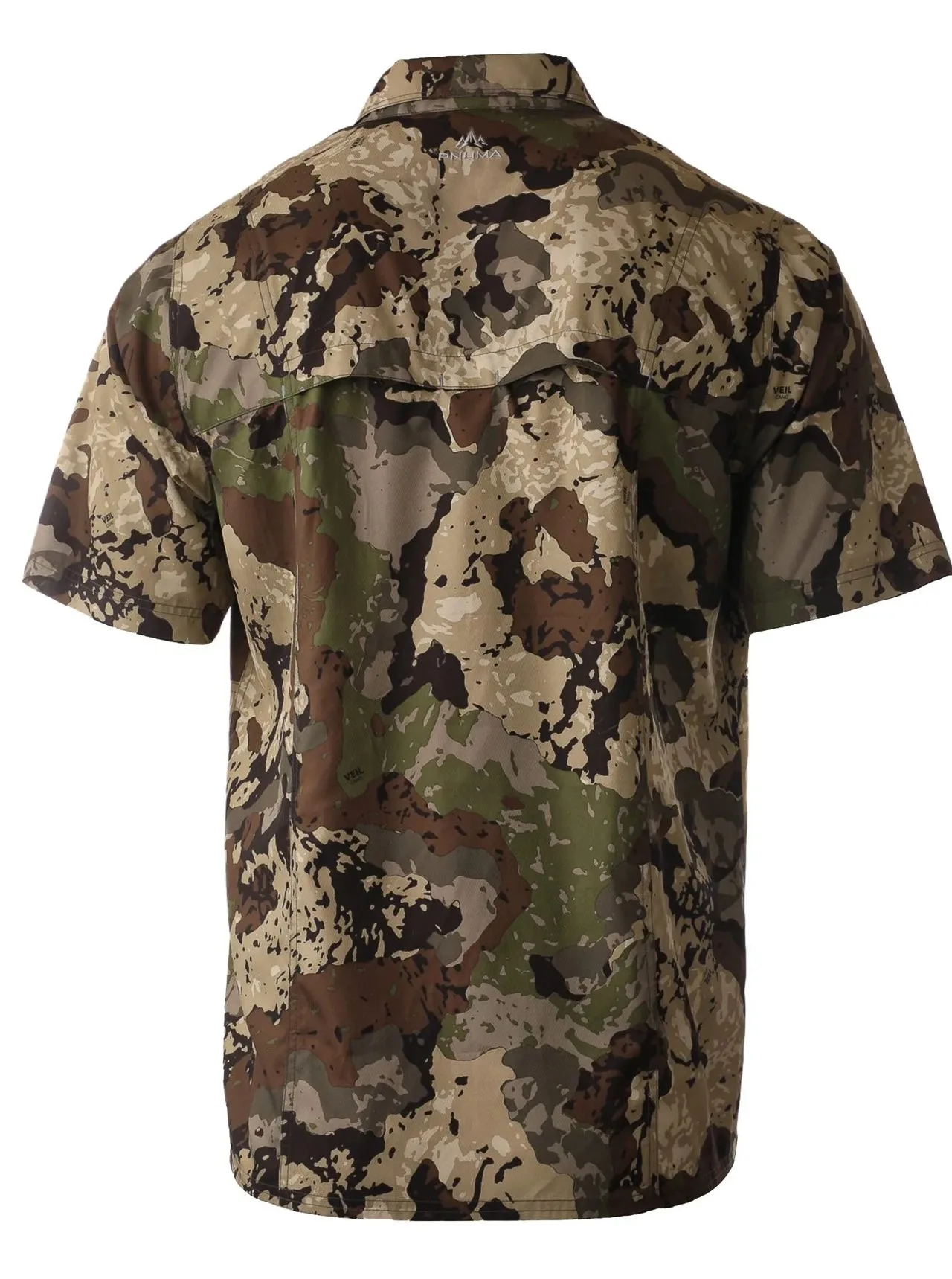 Pnuma Outdoors Short Sleeve Shooting Shirt, Caza Camo 3XL PSSSSCXXX