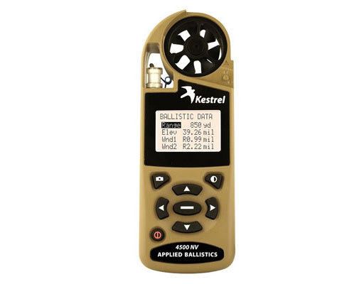 Kestrel 4500 Shooters Weather Meter with Applied Ballistics Calculator Desert Tan 4500A 0845ATAN