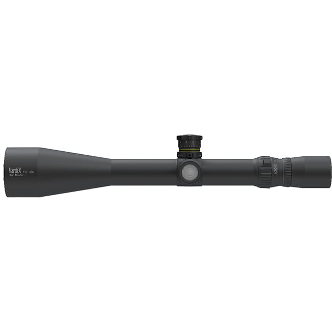 March X "High Master" 10-60x56mm MTR-1 Reticle 1/8MOA Illuminated Riflescope D60HV56TI-MTR-1-800172