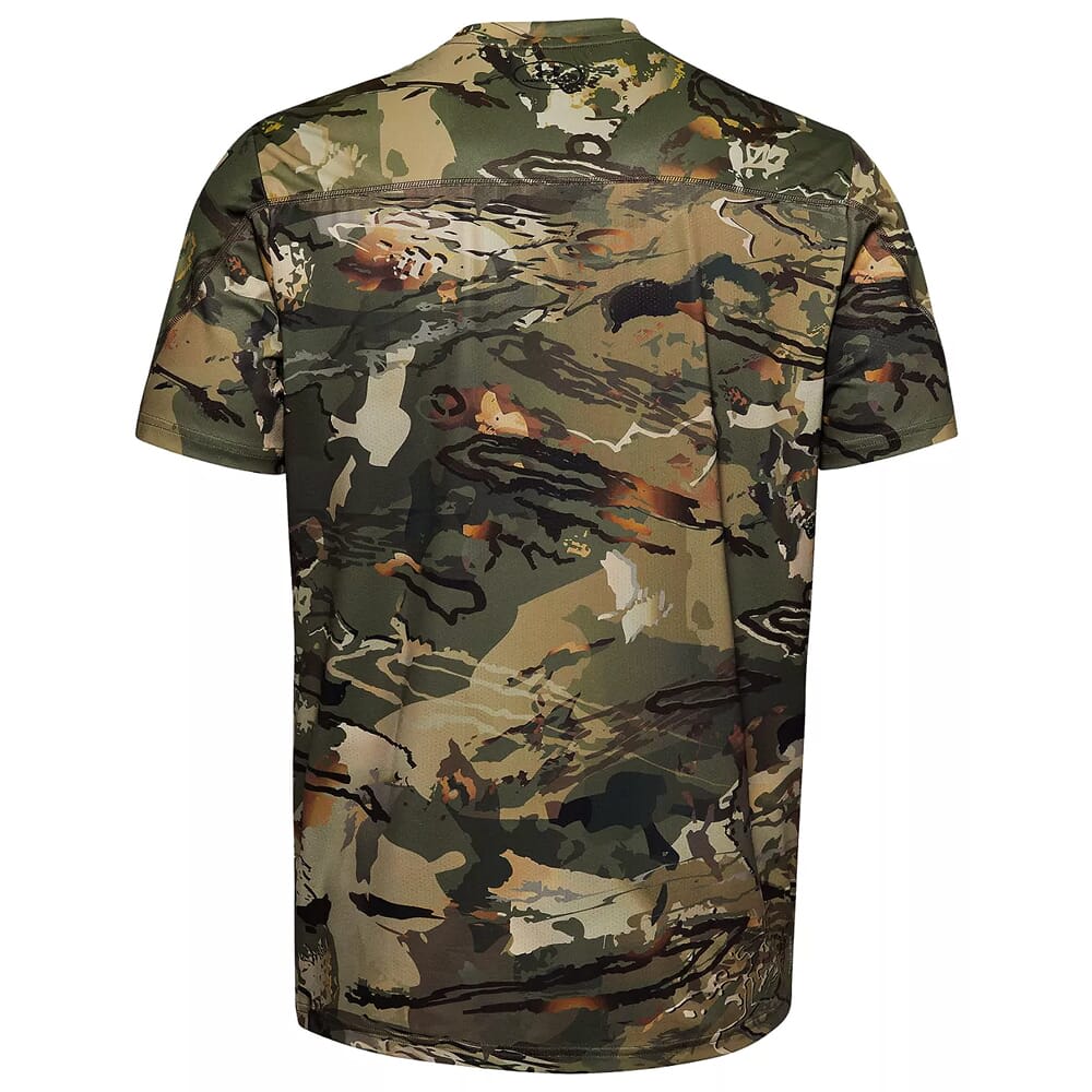 Under Armour Whitetail Iso-Chill Brushline Short Sleeve Tee UA Forest All Season Camo/Black XXL 1361310-994006