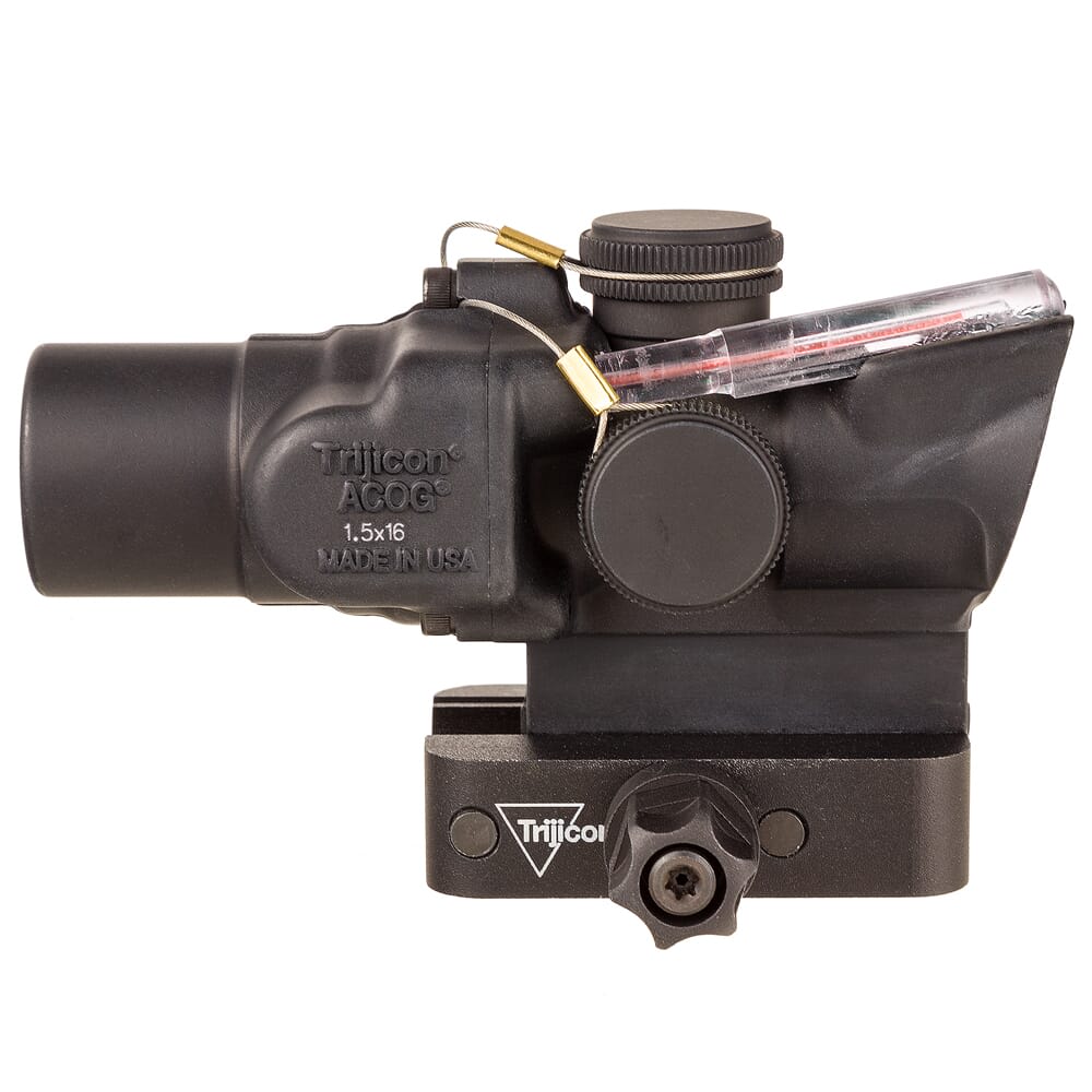 Trijicon ACOG 1.5x16S Dual Illum Red Ring /2 MOA Center Dot Compact Riflescope w/Q-LOC Mount TA44-C-400330