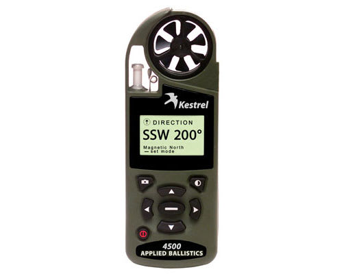 Kestrel 4500 Shooters Weather Meter with Applied Ballistics Calculator Olive Drab 4500A 0845AOLV