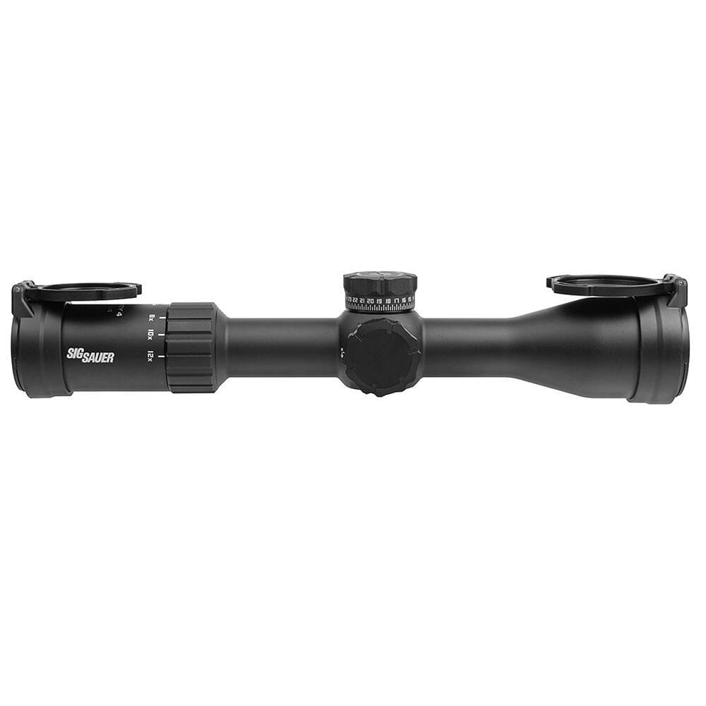 Sig Sauer WHISKEY4 3-12x44mm SFP Hellfire Illum BDC Riflescope w/Side Focus SOW43002