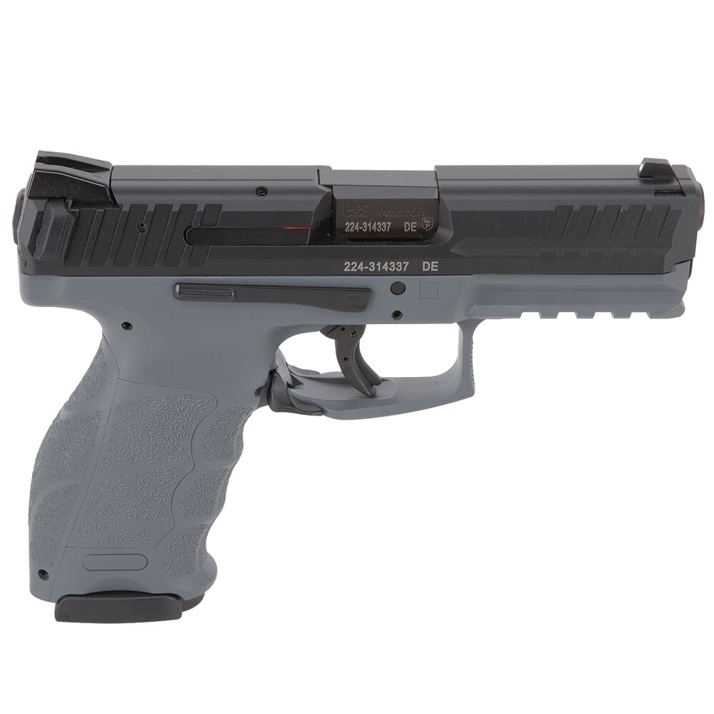 HK VP9 9mm Grey Pistol w/(2) 10rd Mags, (2) Add'tl Backstraps, & (2) Add'tl Sets of Lateral Grip Plates 81000231