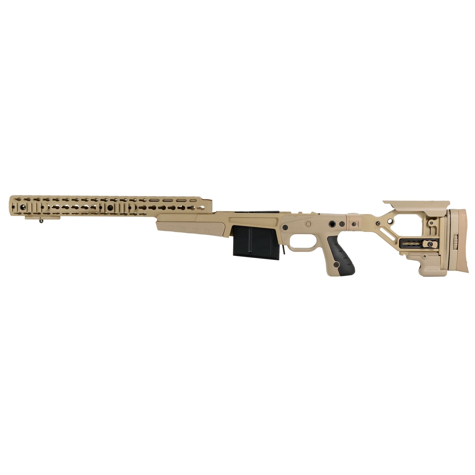 AICS AX Chassis Rem 700 LA .338 Lapua CIP Pale Brown 26714PB