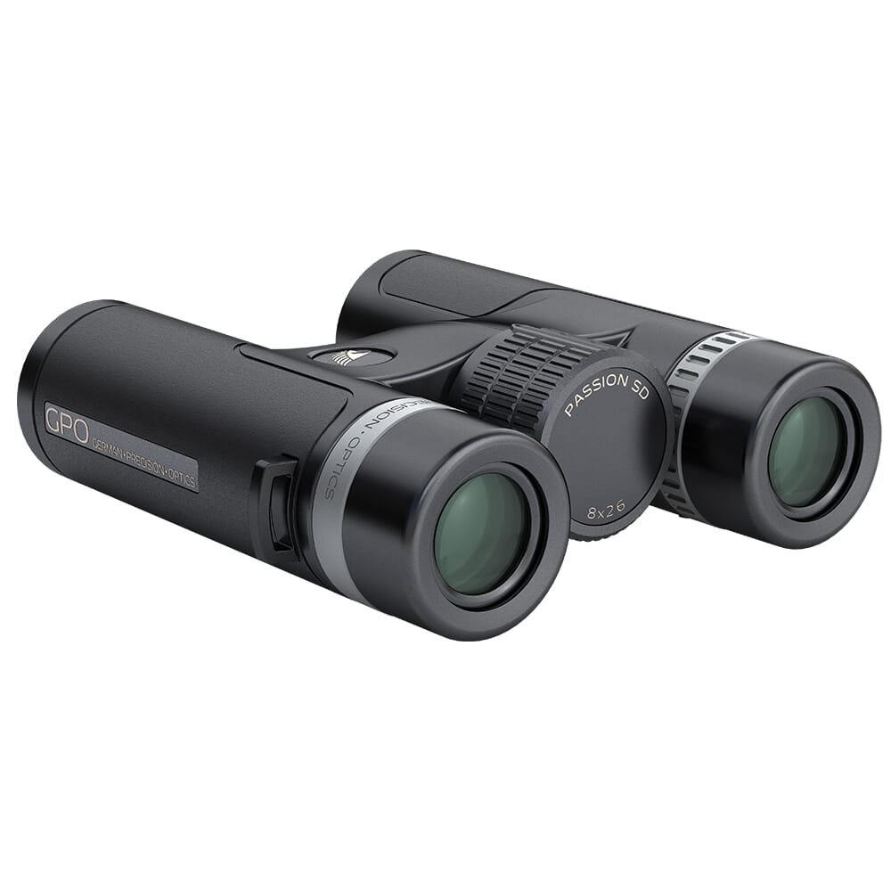 GPO Passion 8x26 SD Black/Silver 2-Tone Binocular B200