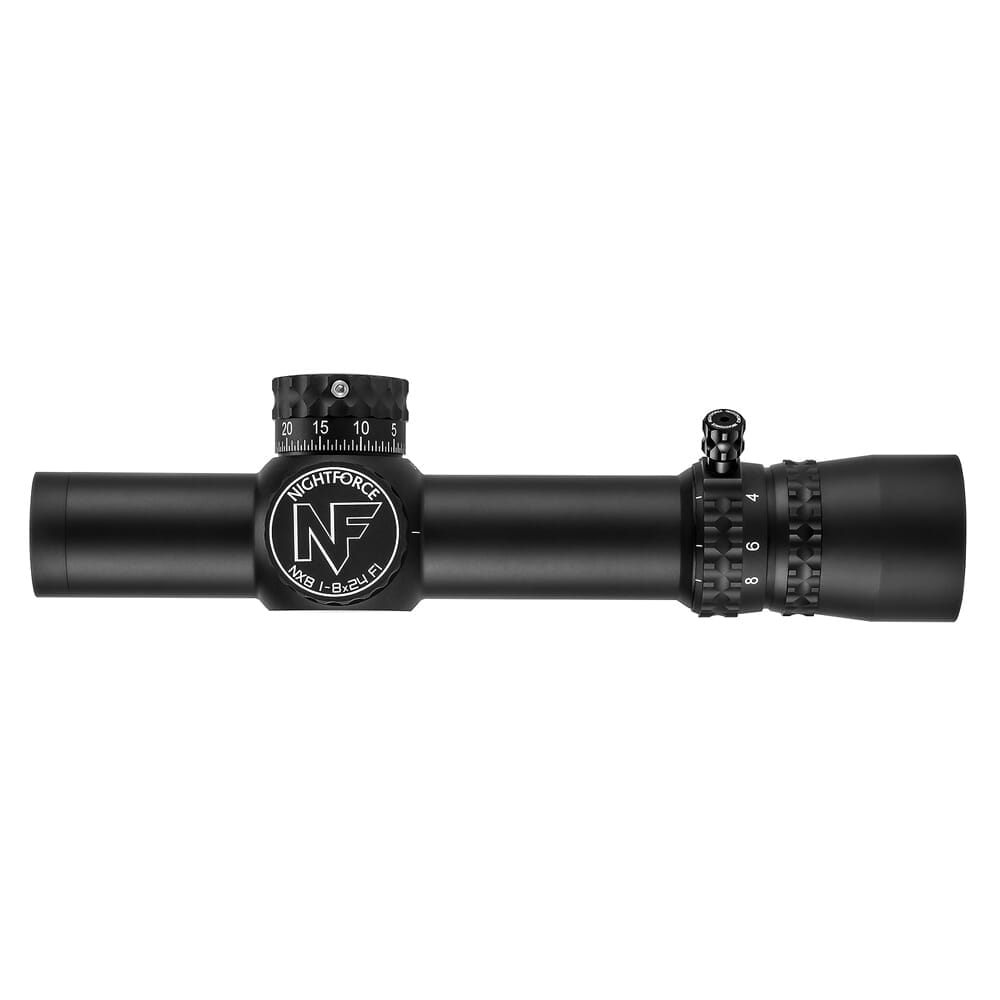 Nightforce NX8 1-8x24mm F1 - ZeroStop - .5 MOA Capped Windage PTL FC-MOA C600 Showroom Demo