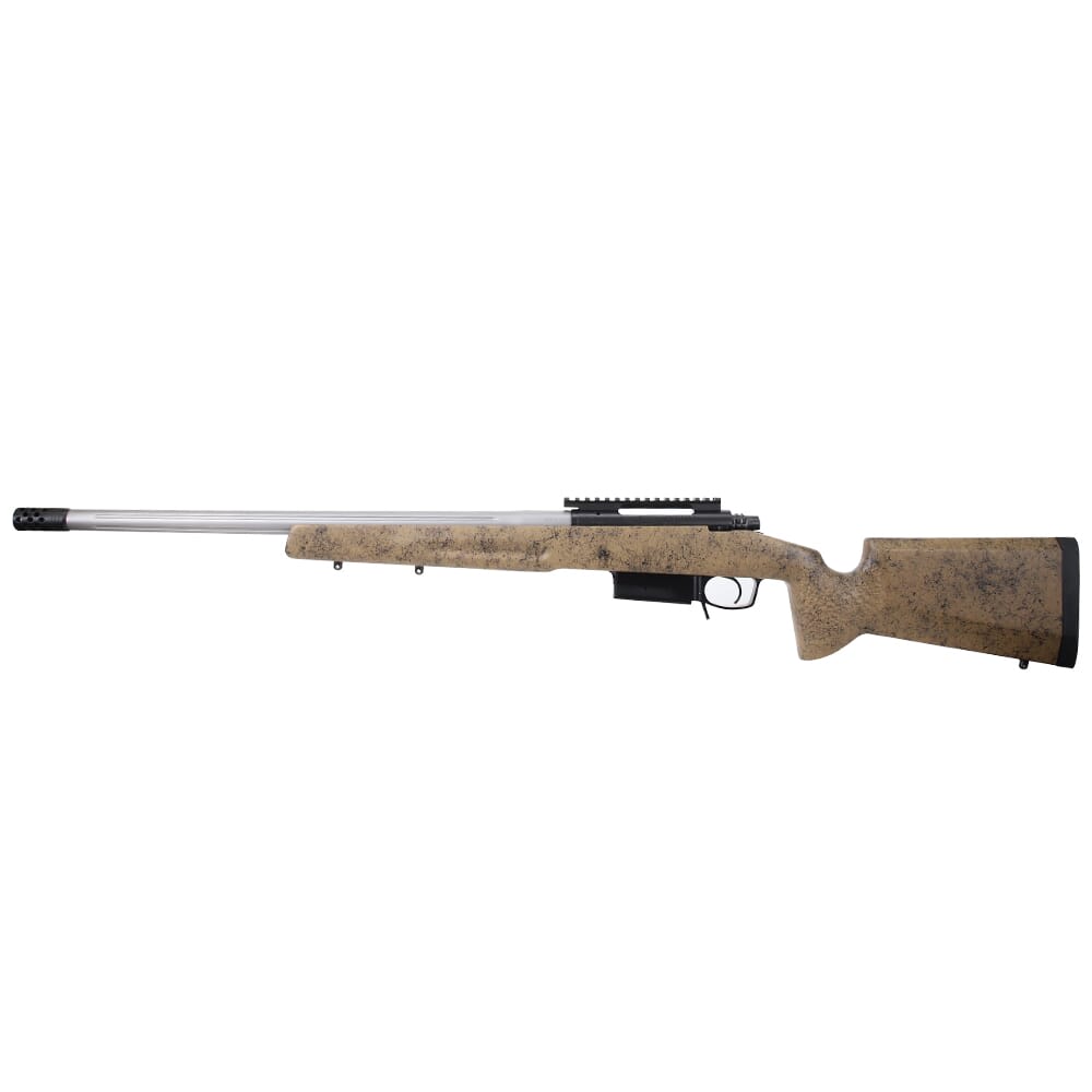 Cooper Firearms M22R Raptor-M .308 Win 22" 1:8" Fluted SS Bbl Manners Tan/Blk Stock Rifle w/Spiral Fluted Bolt, MB, 20MOA Pic Rail & Tac Bolt Handle