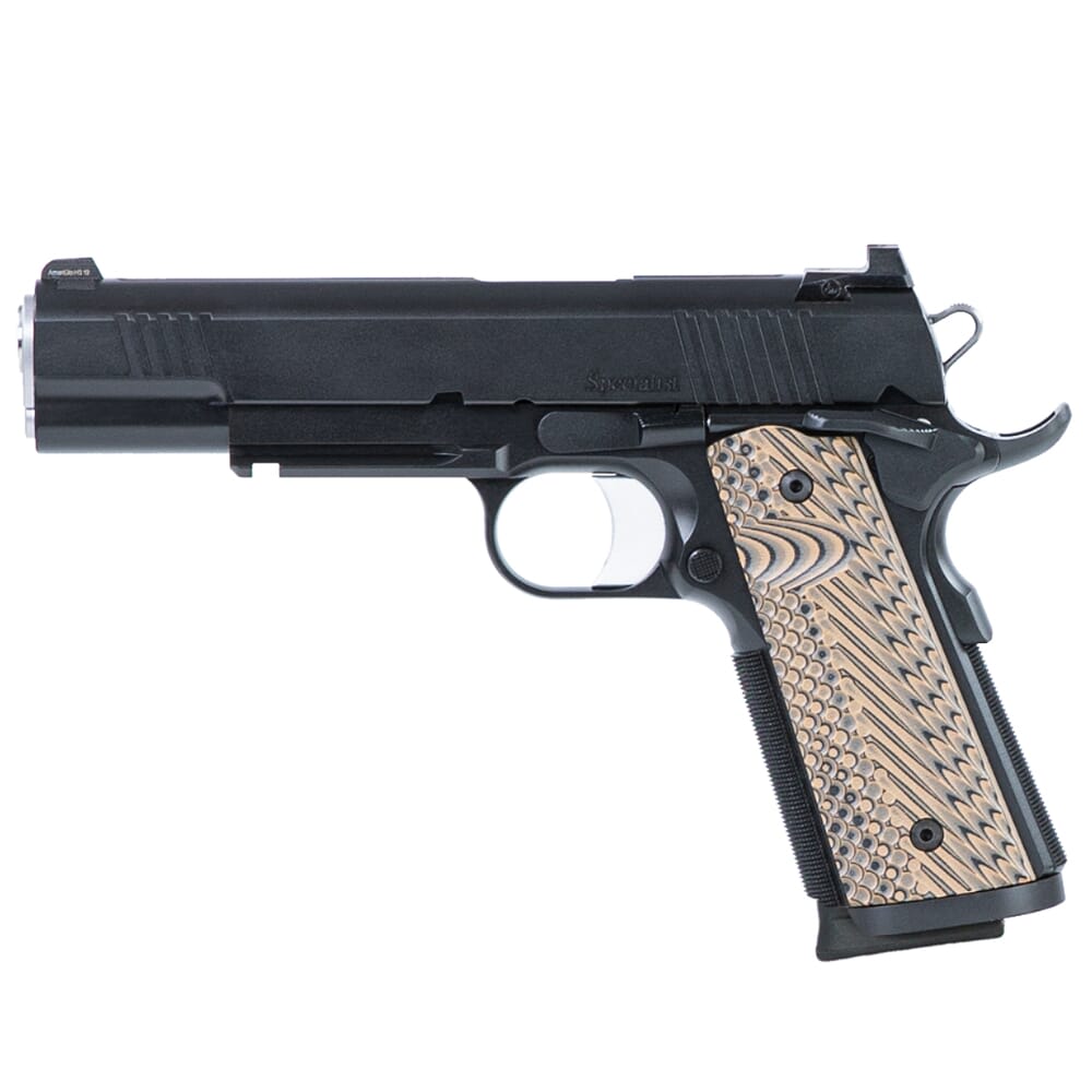 Dan Wesson Specialist 9mm Blk Duty Finish w/Fixed Trit Night Sights,Light Rail, Magwell, Ambi Safety, G10 Grips, 10rd Pistol 01806