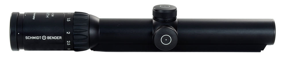 Schmidt Bender Zenith 1.1-4x24 A9 LMC Rail Mount Rifle Scope