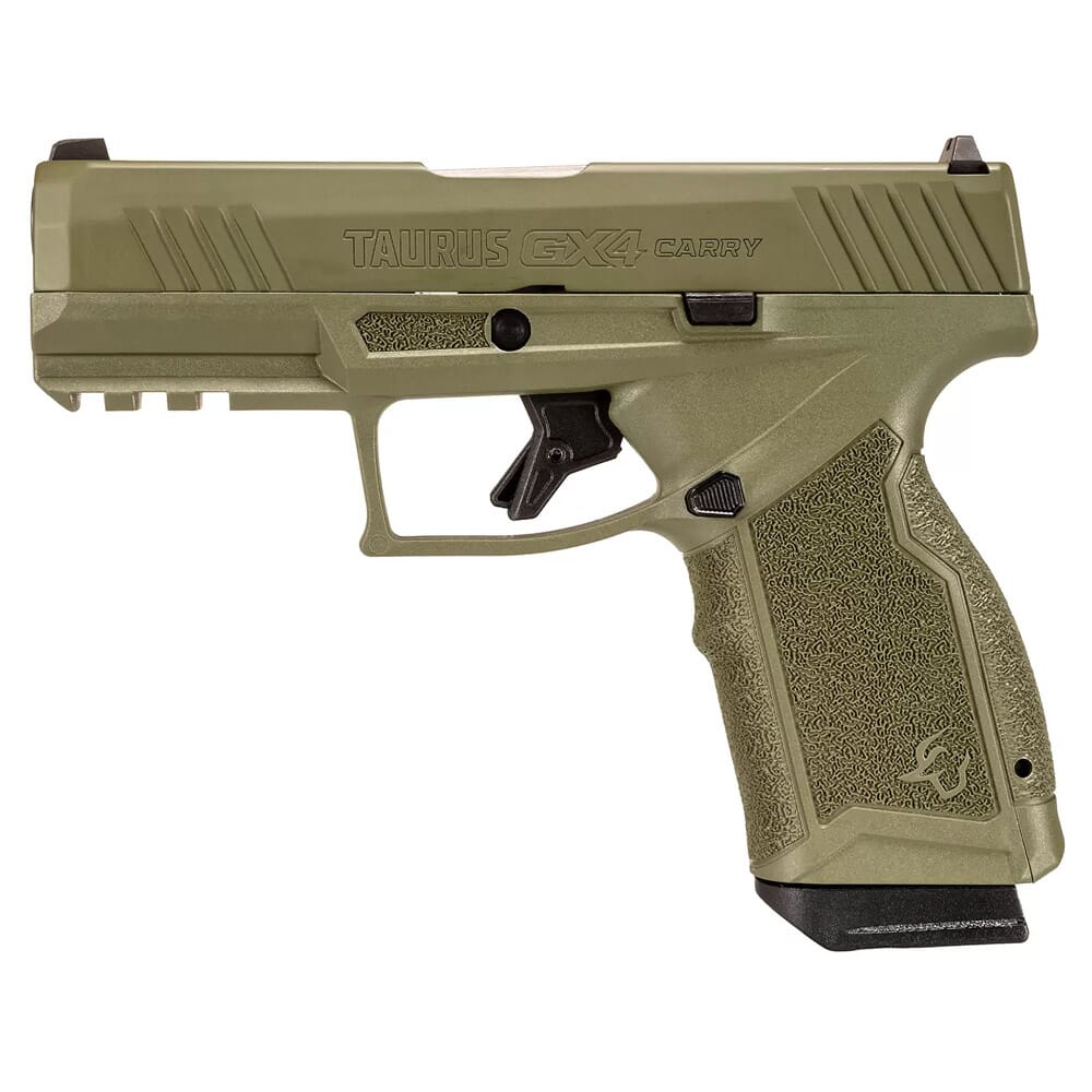 Taurus GX4 9mm Sage Green 3.7" Pistol w/(2) 15rd Mags 1-GX4CR94FF