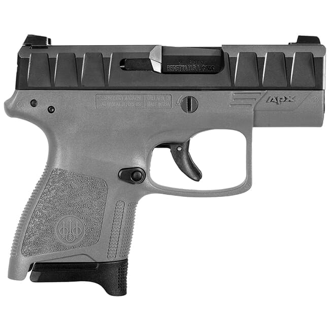 Beretta APX Carry 9mm Striker-Fired Wolf Grey Pistol 8Rd (1), 6Rd (1) Mags JAXN92006