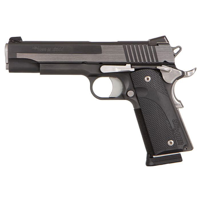 Sig Sauer Custom Works 1911 Equinox .45 ACP 5" 2-Tone Pistol w/SIGLITE, and (2) 8rd Steel Mags 1911-45-EQ-CW-500