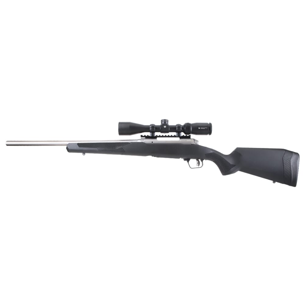 Savage Arms 110 Apex Storm XP 400 Legend 18" 1:16" Bbl Black/Stainless BA Rifle w/Vortex Crossfire II 3-9x40mm Scope, (1) 3rd Mag 58132