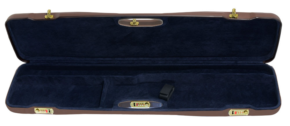 Negrini One Shotgun 36.5" Case Brown/Blue 1607SLR/4711