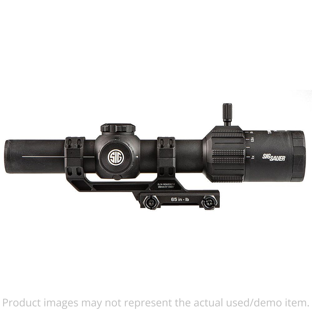 Sig-Sauer-USED-Tango-MSR-1-6x24mm-Illuminated-MSR-BDC6-SFP-Black-Riflescope-w/Alpha-MSR-Cantilevered-Black-Mount-SOT61000-Excellent-Condition-UA5206