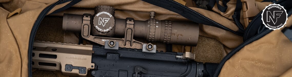 Nightforce Dark Earth Riflescopes, Mounts & Access