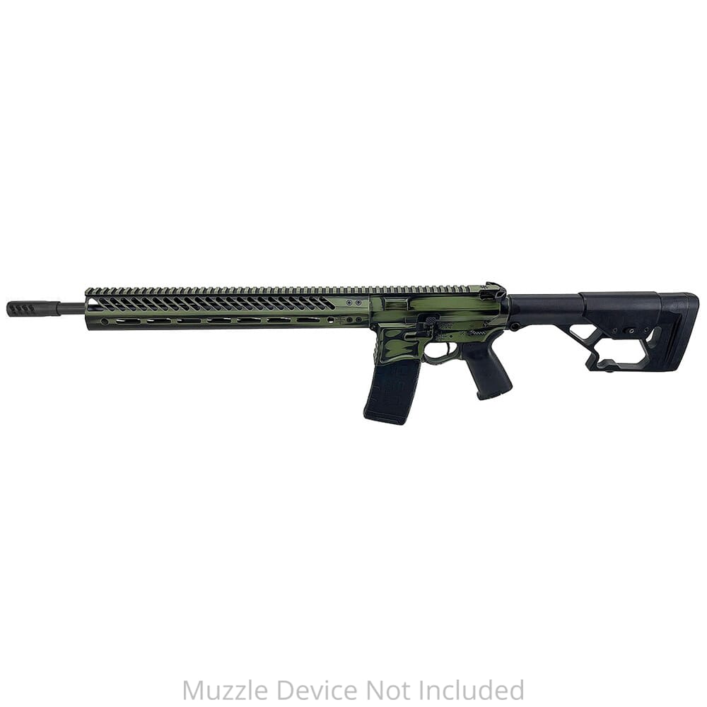 Seekins Precision DMR .223 Wylde 18" 1:8" 1/2"x28 TPI Bbl BW OD Green Rifle 0011300097-ODGBW
