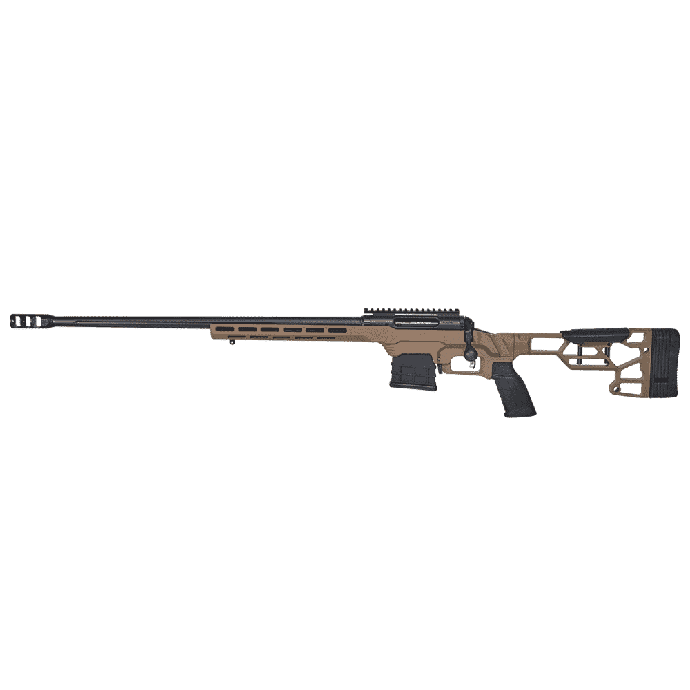 Savage Arms 110 Precision LH .308 Win 20" 1:10" 5R 5/8x24 Bbl FDE Left Hand BA Rifle w/(1) 10rd Mag 57695