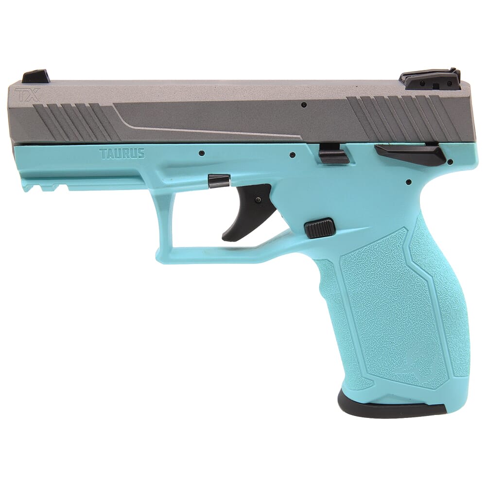 Taurus TX22 22LR 4" Cyan/Satin Nickel Pistol w/(2)16rd Mags 1-TX2214NC