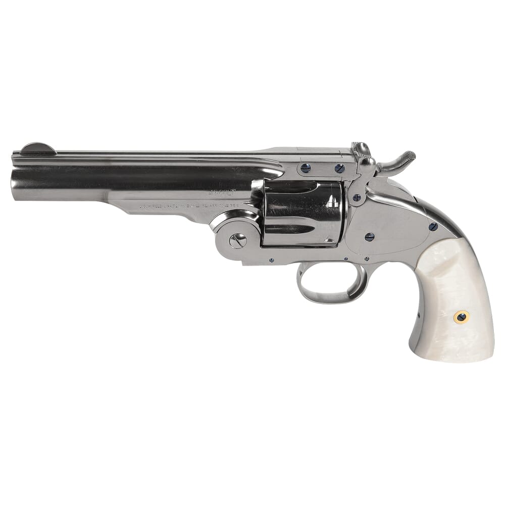 Uberti 1875 No. 3 Top Break .45 Colt 5" Bbl F/N Plated Steel Revolver 348571