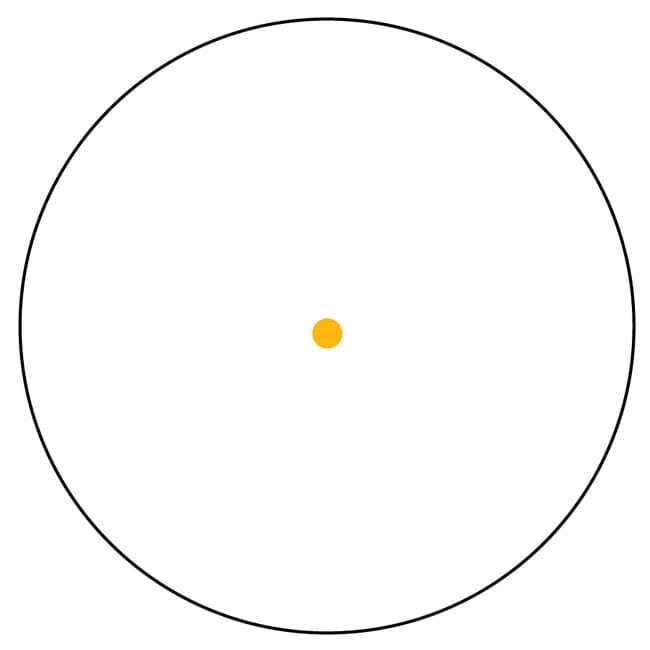 Trijicon 1x42 Amber 4.5 MOA Dot Reflex Sight RX34-23