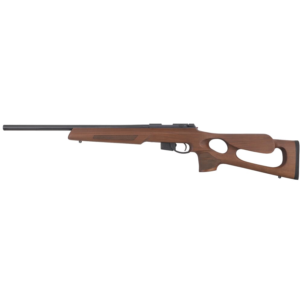 Anschutz 1761 D HB .17 HMR Walnut Thumbhole 20" LS TH Bbl Rifle w/Single-Stage Light Trigger 015618