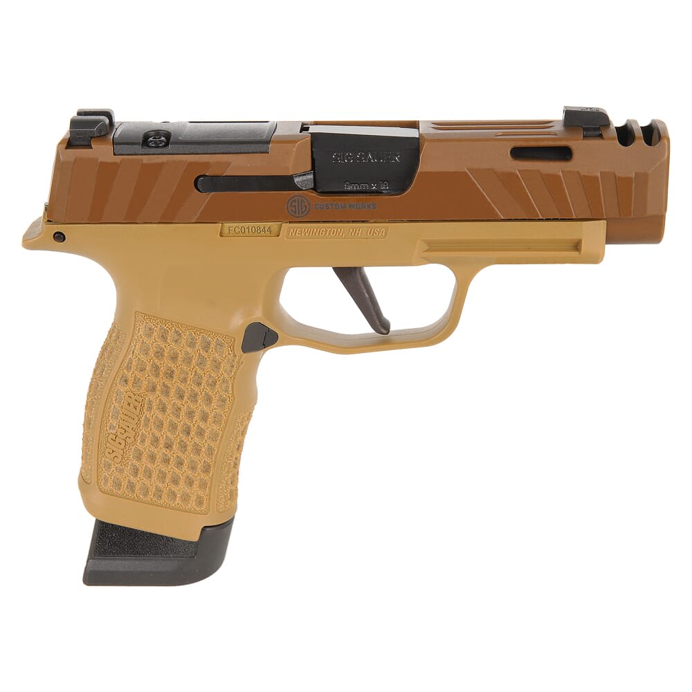 Sig Sauer P365XL Spectre Comp 9mm Optic Ready Coyote Pistol w/ (2) 12rd & (1) 17rd Magazine P365V005