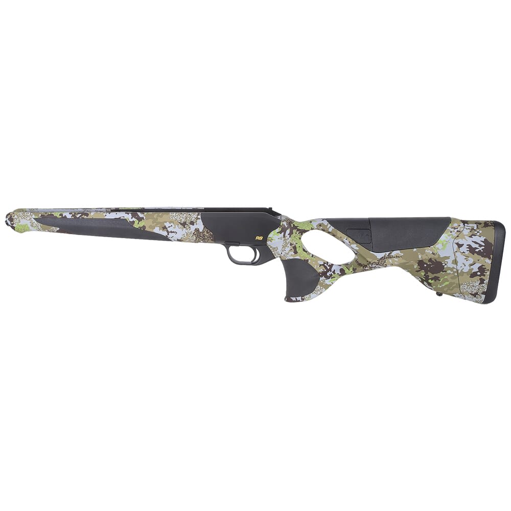 Blaser R8 Ultimate Elastomer HunTec Camo RH Stock/Receiver w/a082UL50 Adjustable Comb a082UL10HT