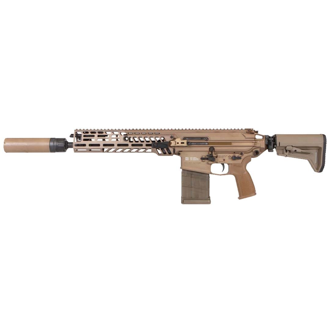 Sig Sauer MCX SPEAR SBR .277 SIG FURY/6.8X51 13" 1:7" Bbl Coyote 20rd Rifle w/ SLX68-MG-QD Suppressor RSPEAR-13B-277-SBR