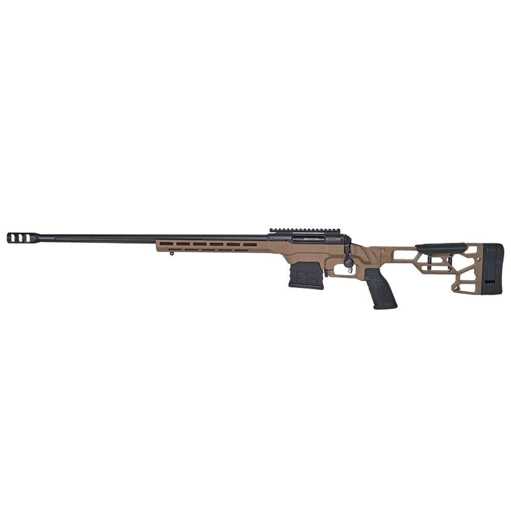 Savage Arms 110 Precision LH 6.5 Creedmoor 24" 1:8" 5R 5/8x24 Bbl FDE Left Hand BA Rifle w/(1) 10rd Mag 57696