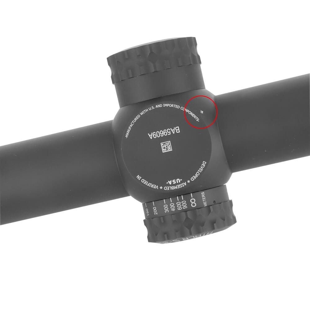 Nightforce USED ATACR 5-25x56mm F1 ZS .1mrad Illum PTL TReMoR3 Riflescope C574 - Small Scratch on Bottom of Turret Housing, Packaging Damaged UA2802 UA2802