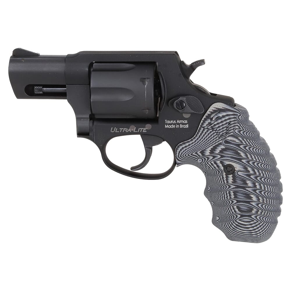 Taurus 856 .38 Special 2" 6rd UL Bk/Bk VZ Black Gray Cyclone Grip Revolver 2-856021ULVZ13