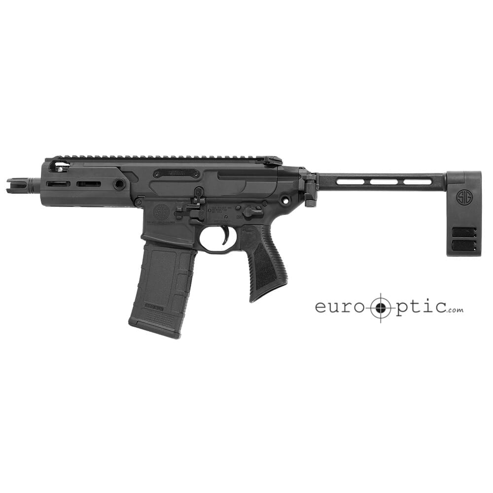 Sig Sauer SIG MCX, 300 Blk, Pistol, Semi, 5.5in Bbl, Pcb, Al MLOK Hg, (1) 30 Rd Mag, Rattler Pistol PMCX-300B-5B-TAP
