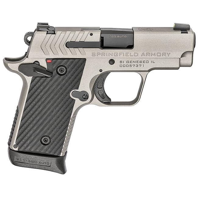 Springfield Armory 911 .380 ACP Titanium Pistol (w/ 2 magazines) PG9109T