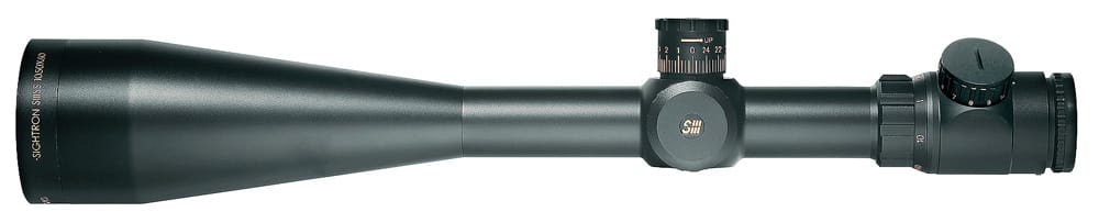 Sightron SIII LR 10-50X60 Illum. Mil-Hash Tactical Scope 25004