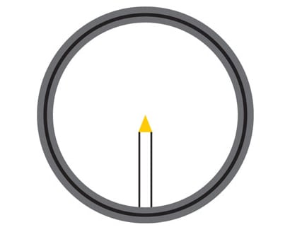 Trijicon TR21 Accupoint 1.25-4x24 Amber Triangle