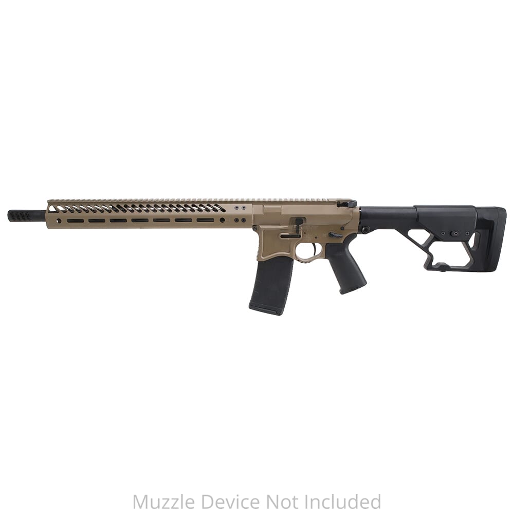 Seekins Precision DMR .223 Wylde 16" 1:8" 1/2"x28 TPI Bbl FDE Rifle 0011300071-FDE