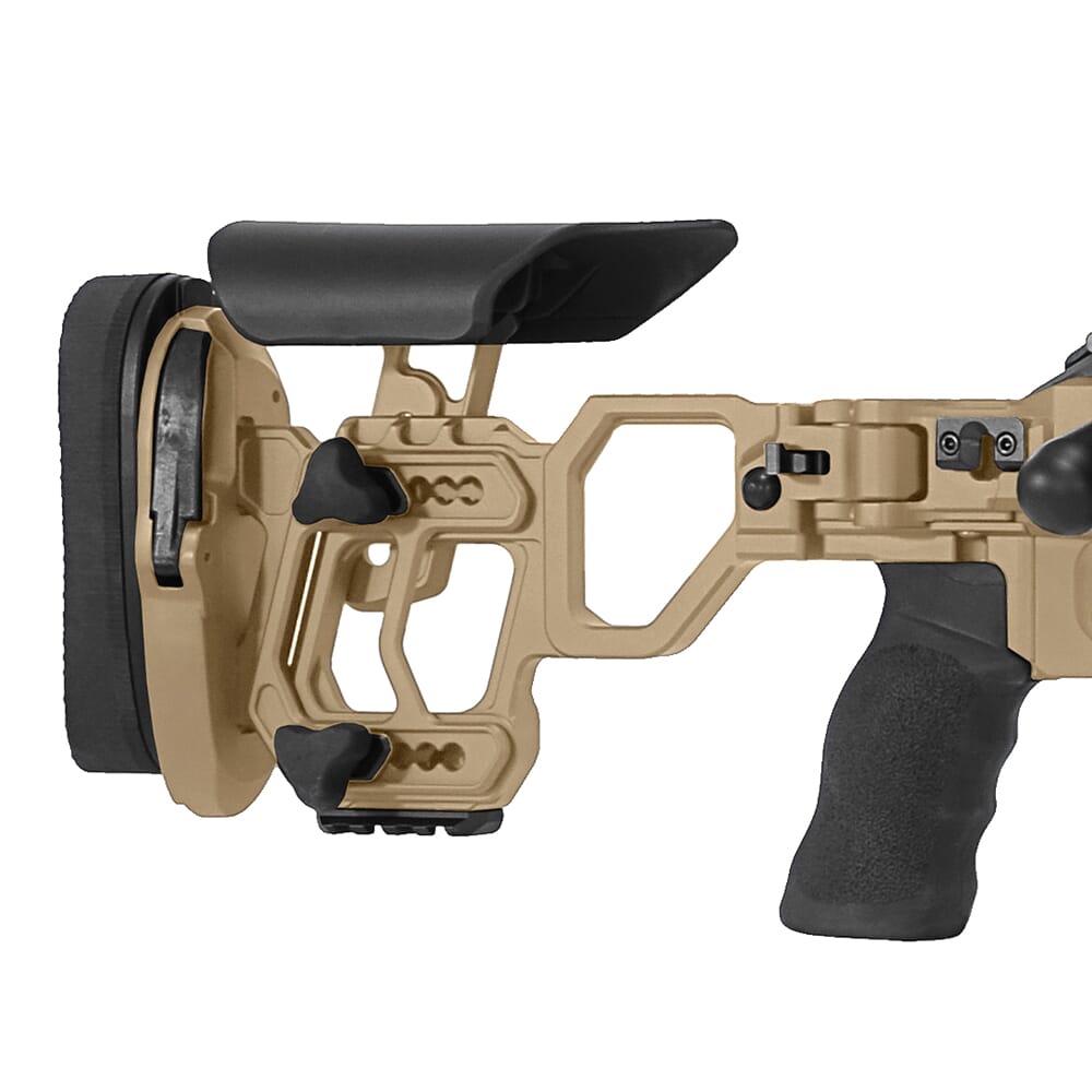 Cadex Defense R7 Lite Comp M-LOK M-LOK, 6.5 Creedmoor, 24" Hybrid Tan/Black Rifle CDXR7-LCP-6.5-24-HTB-FT