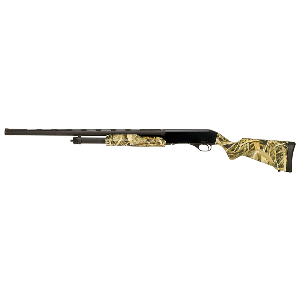 Stevens Arms 320 Field Grade Compact Camo 12ga 3" 26" Bbl Mossy Oak Shadow Grass Blades Pump-Action Shotgun 22563
