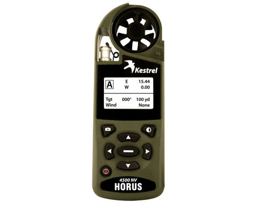 Kestrel 4500 Shooters Weather Meter with Horus Ballistics Calculator Olive Drab 4500H 0845HOLV